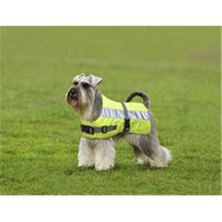 AMERICAN PET DINER American Pet Diner 100DFHV012 Flectalon Dog Jacket Hi-Viz 12 in. 100DFHV012